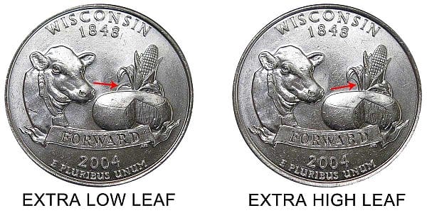 2004-D Wisconsin Extra Leaf High Quarter