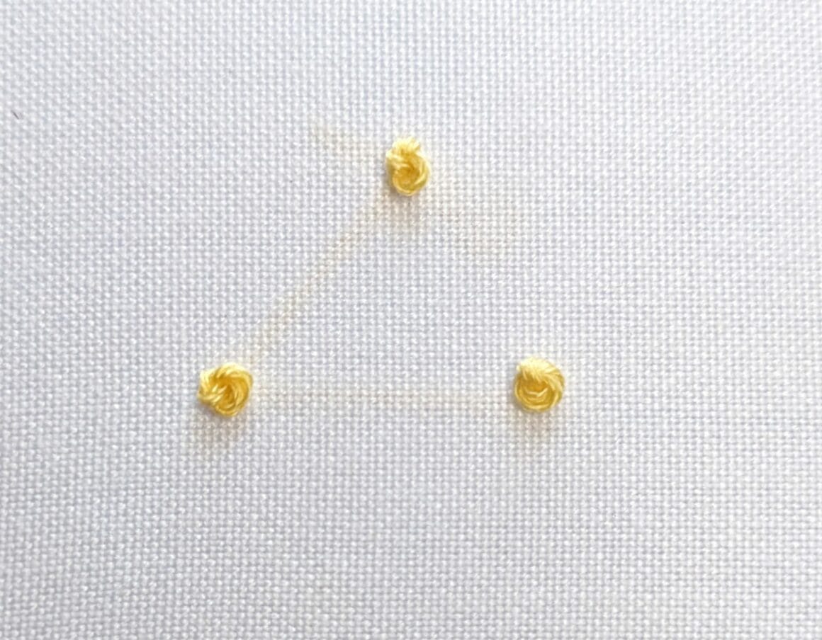 Double French Knot Stitch