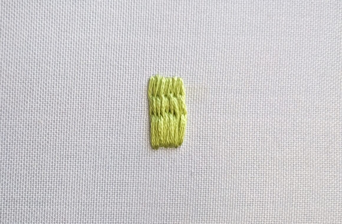 Encroaching Split Stitch